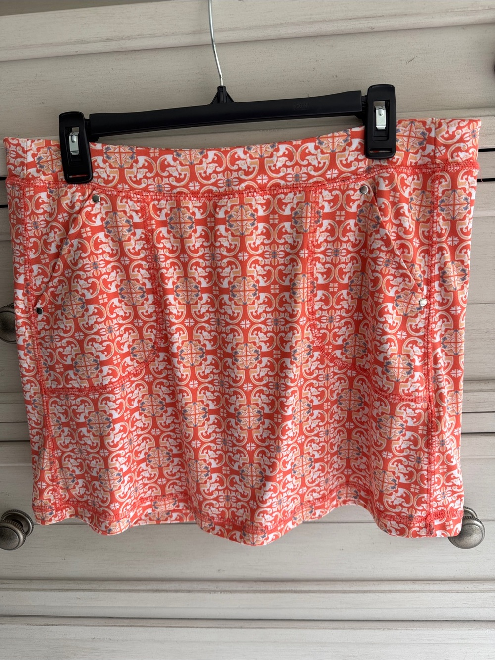PGA Tour Coral Printed Golf Skirt SZ Large